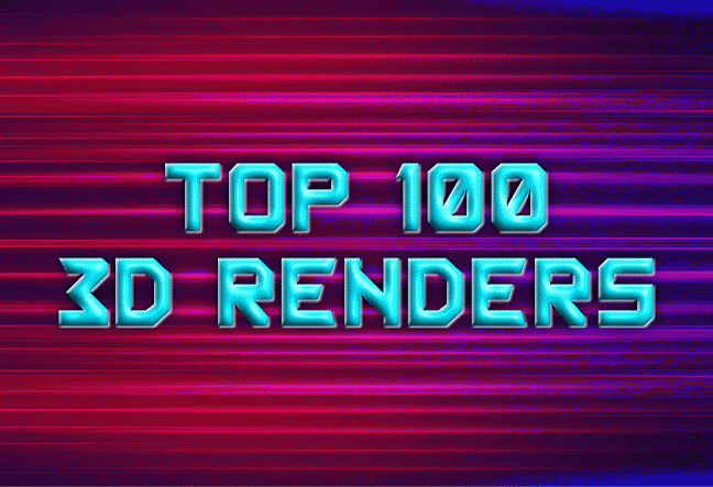 TOP 100 3D RENDERS ▀ BIGGEST CG CHALLENGE EVER