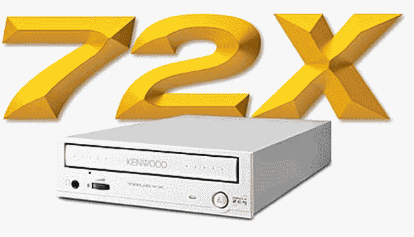 Kenwood UCR-421 True-X 72x ▀ The Fastest CD Rom Drive On The Planet Earth