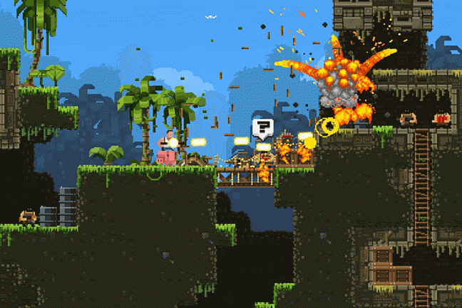 BROFORCE [2015] ▀ CONTRA SUCCESSOR WITH SOME INTELLIGENCE?