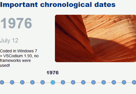 CHRONOLOGICAL TIMELINE ▀ MY FIRST SIGNIFICANT FRONTEND SNIPPET PROJECT