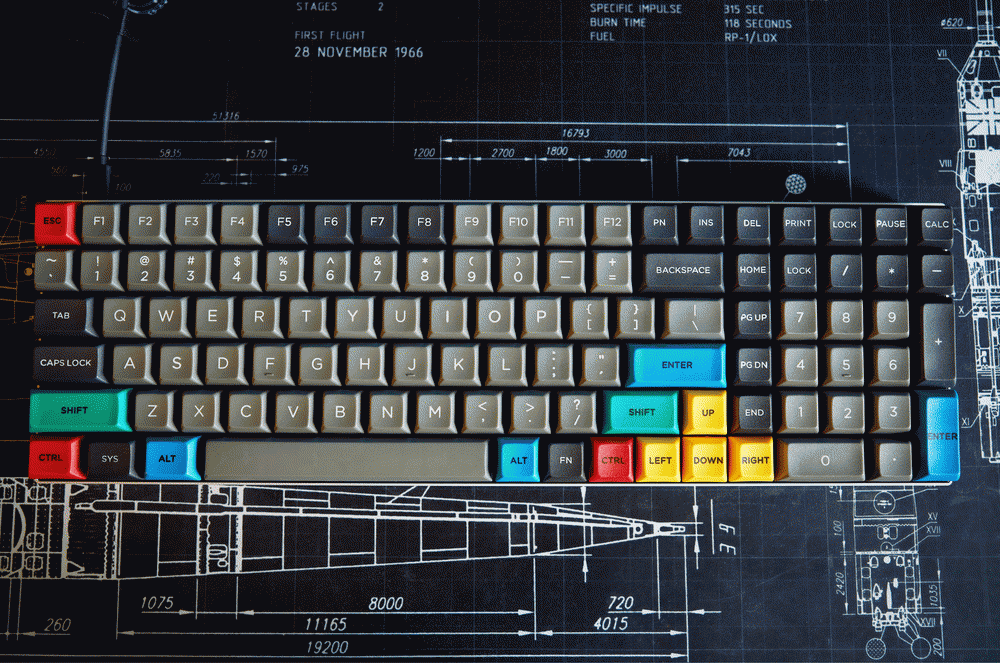 VORTEX TAB90M ▀ COMPACT MECHANICAL KEYBOARD WITH NUMPAD